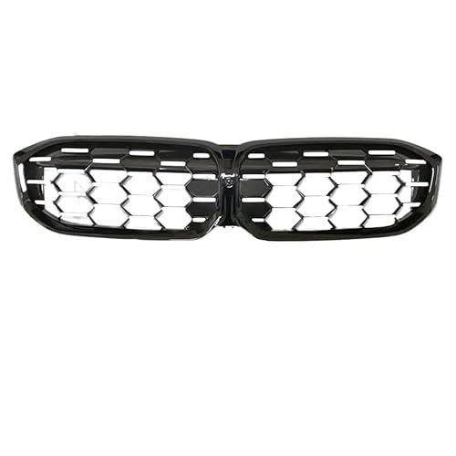 Frontgrill Vorne Niere Doppel Lamellen Diamant Grille Grill Center Grid Mesh Tuning Teil Für 3 Serie G20 G21 LCI 330i 320d M340i 2023 2024 Front Nieren Kühlergrill(Diamond Silvery) von Rdtnvc
