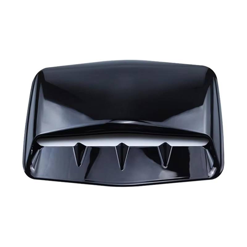 Lufteinlass Ansaugschlauch 1x Auto Air Flow Intake Hood Scoop Bonnet Vent Cover Schwarz Carbon Fiber Typ Dekorative Aufkleber Kunststoff Fit Für Die Meisten Autos Auto Ansaugrohr(Schwarz) von Rdtnvc