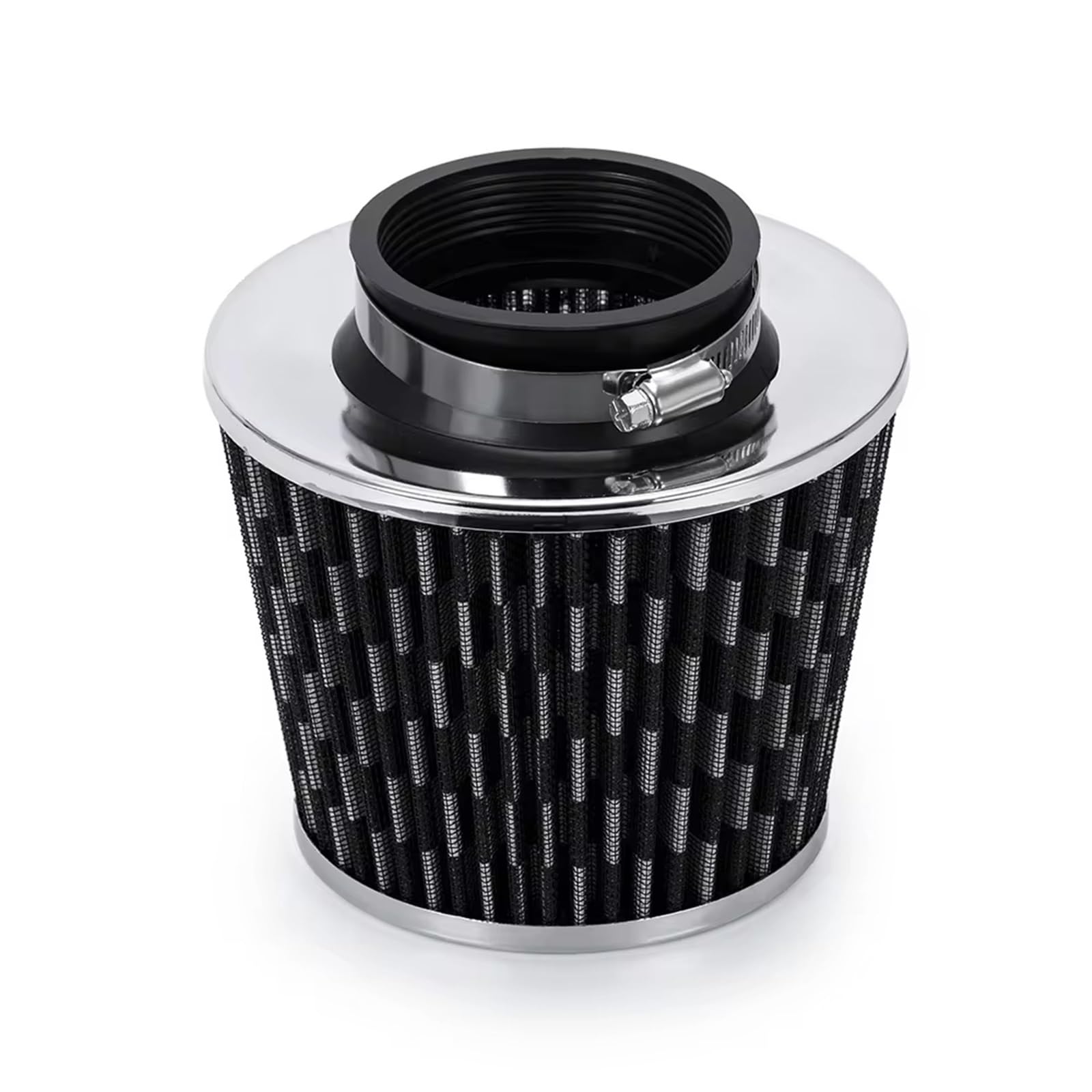 Lufteinlass Ansaugschlauch 3 "76mm Universal-Luftfilter Und Kaltluftansaugrohr Turbo-Ansaugrohr-Kit Mit Luftfilterkegel VR-AIT28+IMK14 Auto Ansaugrohr(A) von Rdtnvc
