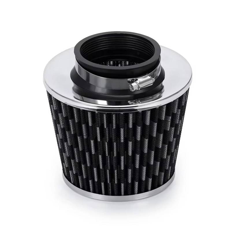 Lufteinlass Ansaugschlauch 3 "76mm Universal-Luftfilter Und Kaltluftansaugrohr Turbo-Ansaugrohr-Kit Mit Luftfilterkegel VR-AIT28+IMK14 Auto Ansaugrohr(A) von Rdtnvc