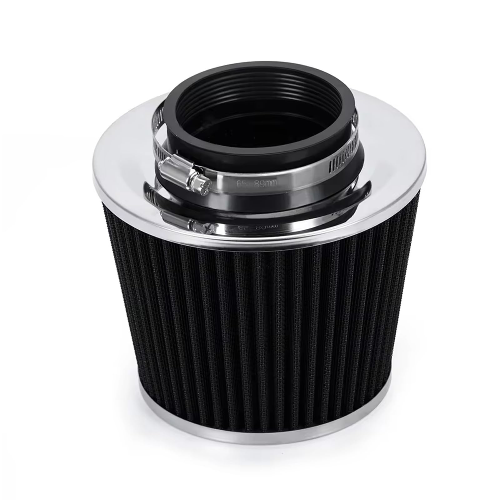 Lufteinlass Ansaugschlauch 3 "76mm Universal-Luftfilter Und Kaltluftansaugrohr Turbo-Ansaugrohr-Kit Mit Luftfilterkegel VR-AIT28+IMK14 Auto Ansaugrohr(Black A) von Rdtnvc