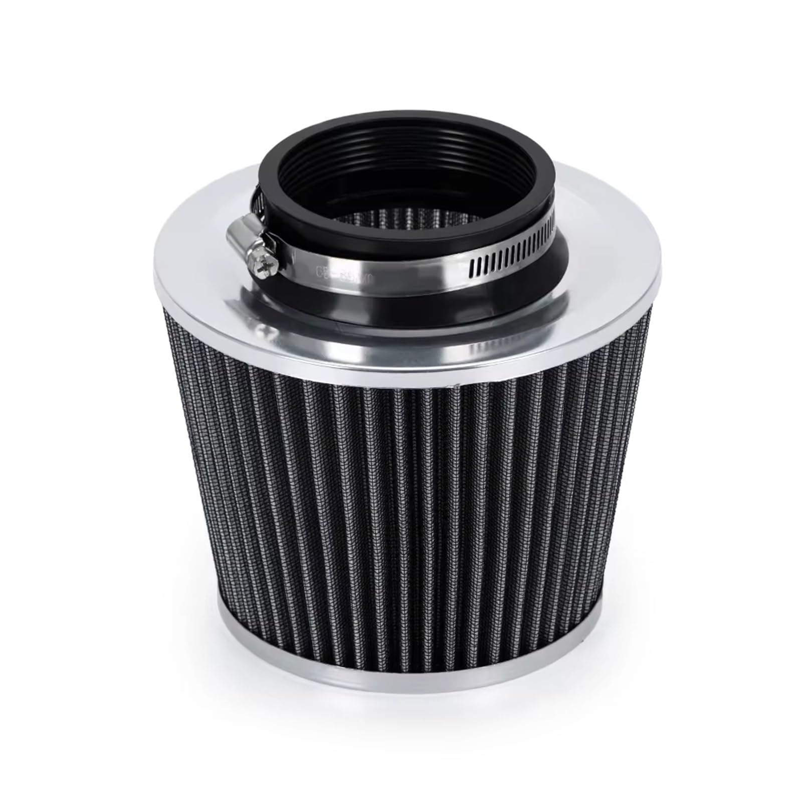 Lufteinlass Ansaugschlauch 3 "76mm Universal-Luftfilter Und Kaltluftansaugrohr Turbo-Ansaugrohr-Kit Mit Luftfilterkegel VR-AIT28+IMK14 Auto Ansaugrohr(Silver A) von Rdtnvc