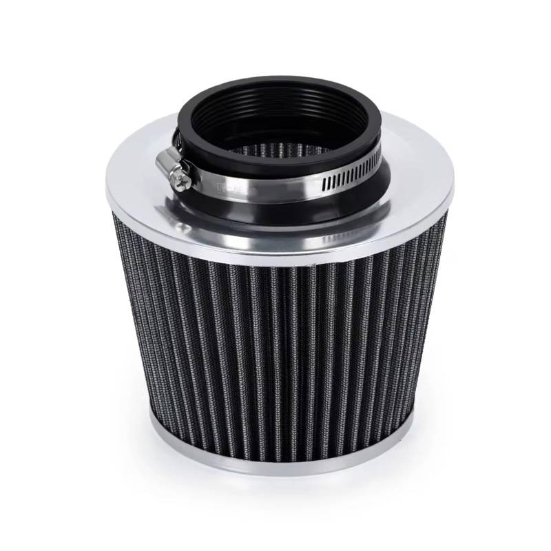 Lufteinlass Ansaugschlauch 3 "76mm Universal-Luftfilter Und Kaltluftansaugrohr Turbo-Ansaugrohr-Kit Mit Luftfilterkegel VR-AIT28+IMK14 Auto Ansaugrohr(Silver A) von Rdtnvc