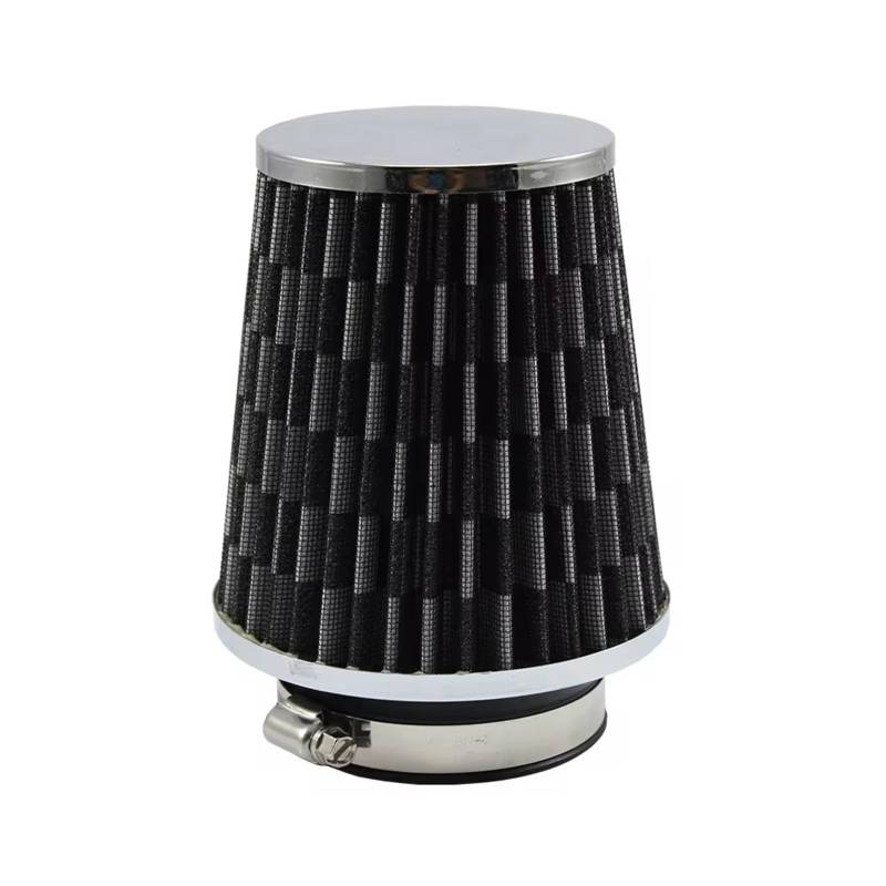 Lufteinlass Ansaugschlauch 3-Zoll-Kegel-Luftfilter Mit Hohem Durchfluss Für Universal Racing Cold Sport 76 Mm Luftansaugfiltersystem Autozubehör Auto Ansaugrohr(Carbon) von Rdtnvc