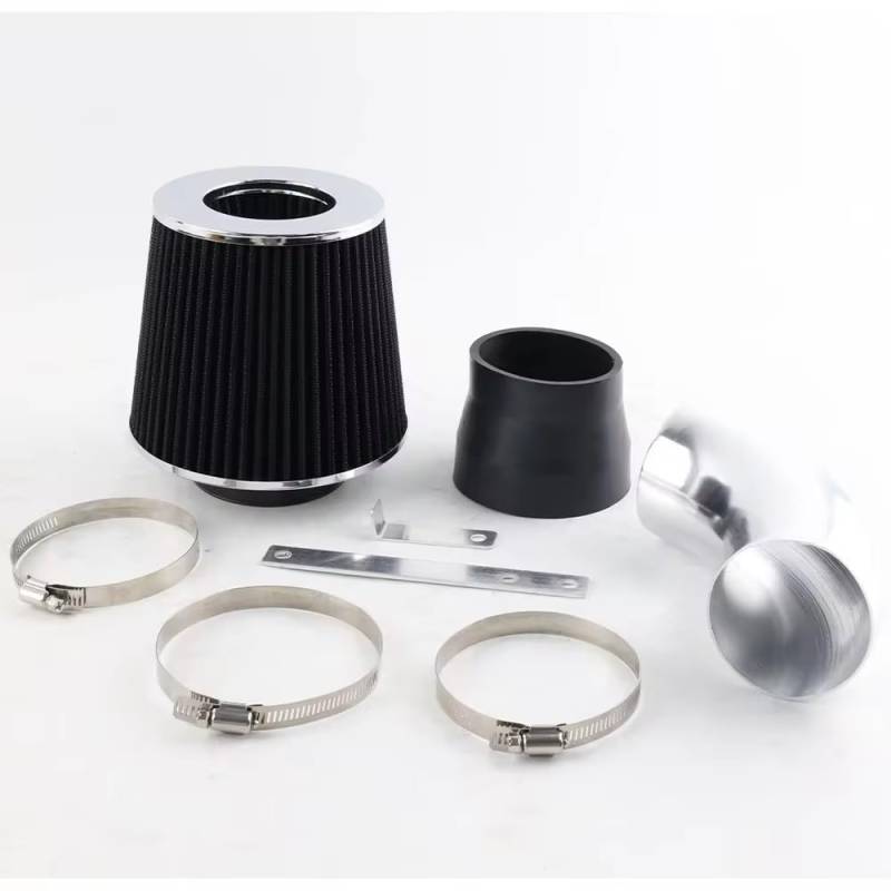Lufteinlass Ansaugschlauch Air Intake Filter Mit Rohr Für 3-Serie 323 325 328 330 E46 Ram 1998 1999 2000 2001 2002 2003 2004 2005 Intake + Filter Auto Ansaugrohr(Schwarz) von Rdtnvc