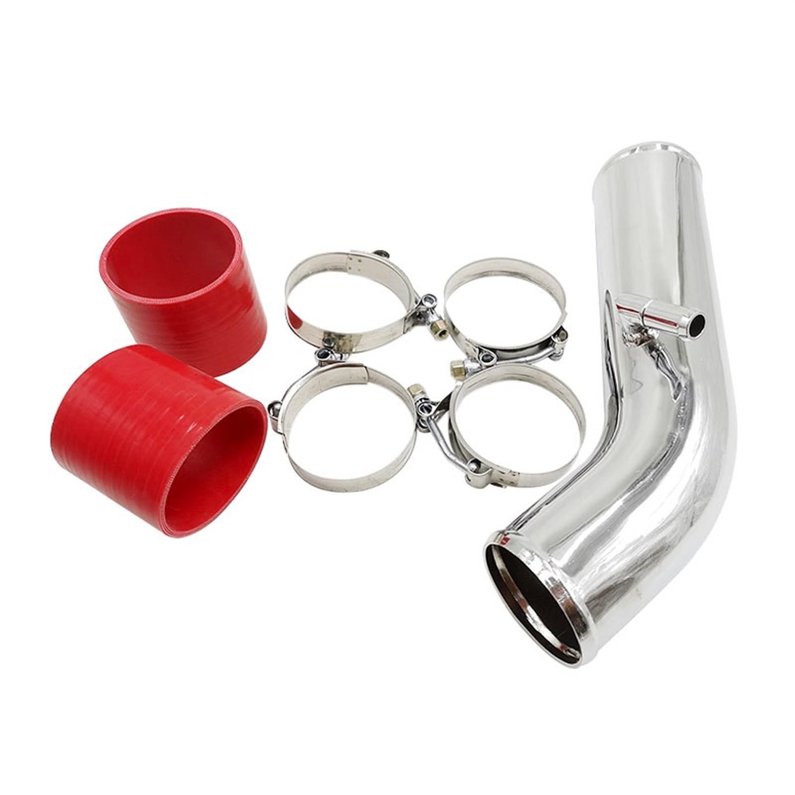 Lufteinlass Ansaugschlauch Ansaugset Für Nissan 350z Für G35 Mit 3,5-l-VQ35DE-V6-Motor 2003 2004 2005 2006 Kaltluftansaugrohr Luftansaugfilterschlauch Auto Ansaugrohr(Silver Pipe) von Rdtnvc