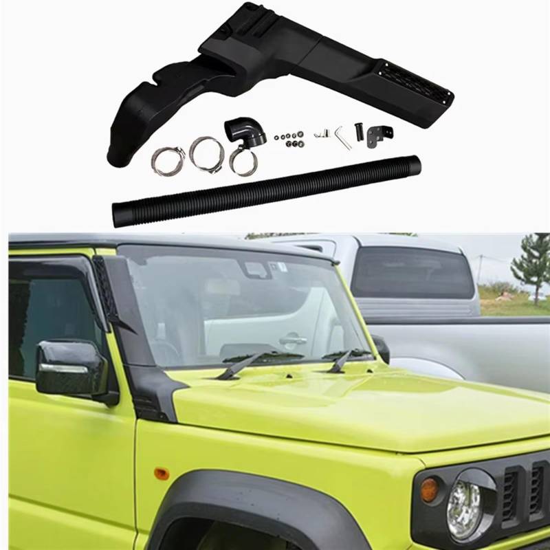 Lufteinlass Ansaugschlauch Auto Air Intake Wader Atmen Schlauch Rohr Für Suzuki Für Jimny 2019 2020 2021 2022 2023 2024 Schnorchel Luftstrom Auto Zubehör Auto Ansaugrohr von Rdtnvc