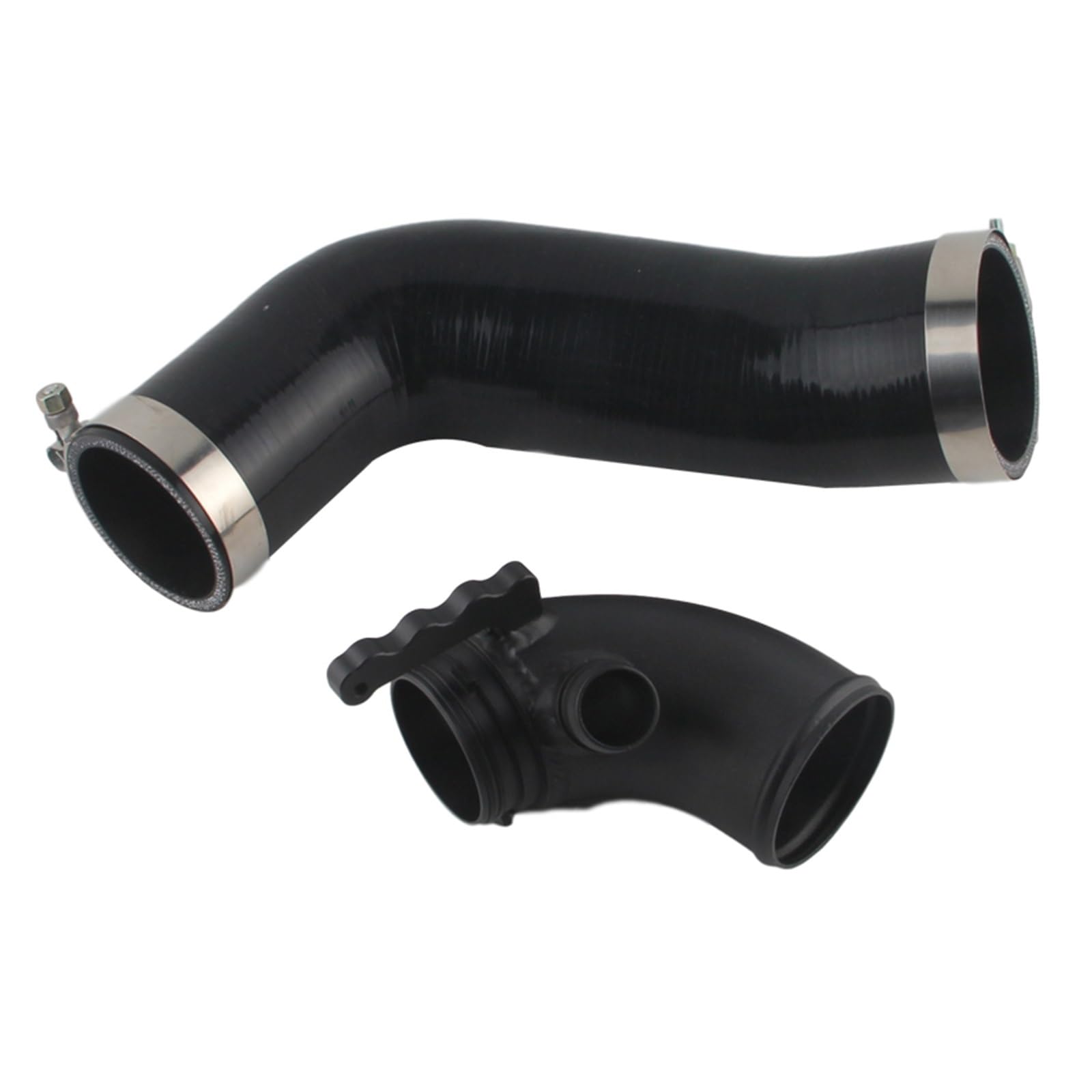 Lufteinlass Ansaugschlauch Auto Turbo Inlet Outlet Upgrade Rohre Ansaugrohre Turbo Schalldämpfer Löschen Für S3 A3 8V Quattro TT TTS MK3 2,2 T 1,8 T EA888 Gen3 Auto Ansaugrohr(Black Hose A) von Rdtnvc