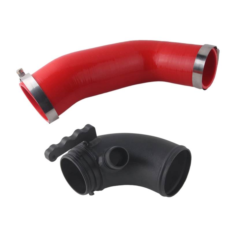 Lufteinlass Ansaugschlauch Auto Turbo Inlet Outlet Upgrade Rohre Ansaugrohre Turbo Schalldämpfer Löschen Für S3 A3 8V Quattro TT TTS MK3 2,2 T 1,8 T EA888 Gen3 Auto Ansaugrohr(RED Hose A) von Rdtnvc