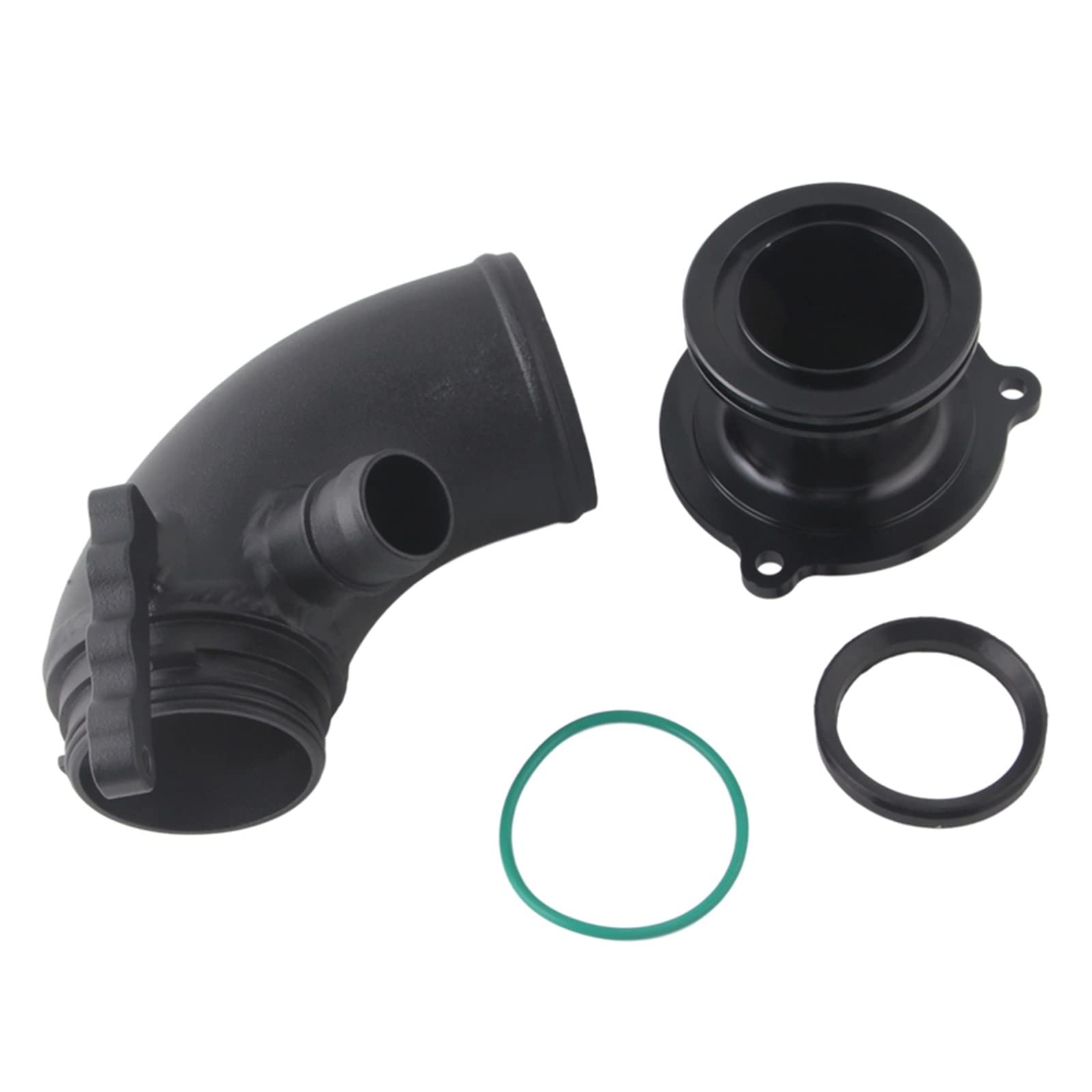 Lufteinlass Ansaugschlauch Auto Turbo Inlet Outlet Upgrade Rohre Ansaugrohre Turbo Schalldämpfer Löschen Für S3 A3 8V Quattro TT TTS MK3 2,2 T 1,8 T EA888 Gen3 Auto Ansaugrohr(Schwarz) von Rdtnvc