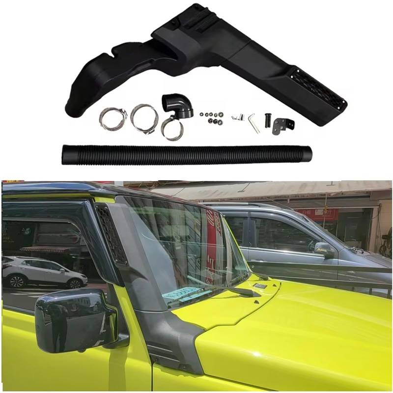 Lufteinlass Ansaugschlauch Autoteile Lufteinlass Wader Atmen Schlauch Rohr Für Suzuki Für Jimny 2019 2020 2021 2022 2023 Schnorchel Luftstrom Autozubehör Auto Ansaugrohr von Rdtnvc