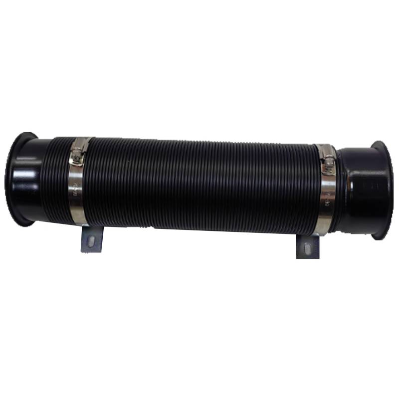 Lufteinlass Ansaugschlauch Einstellbare 33,5-109cm Luftansaugschlauch Flexibles Rohr Filter Kaltfutter Kanal Induktion Kit Auto Ansaugrohr(Schwarz) von Rdtnvc