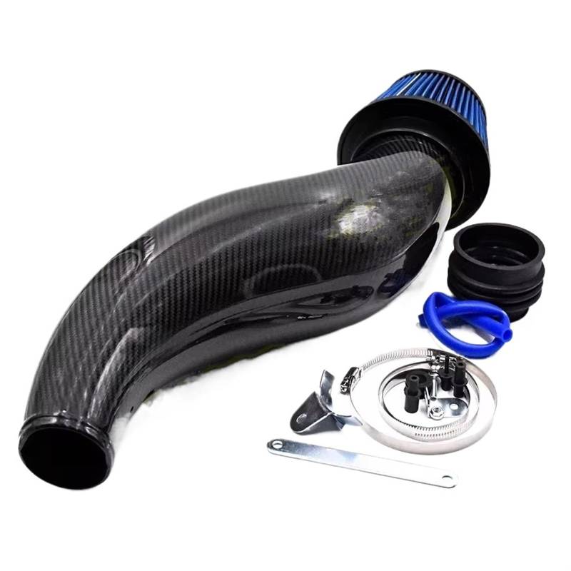 Lufteinlass Ansaugschlauch Für Civic 1992 1993 1994 1995 1996 1997 1998 1999 2000 EG EK Auto Luftansaugrohr Carbon Fiber Air Intake Rohr Kit Mit Rot Luftfilter Auto Ansaugrohr(Blue air Filter) von Rdtnvc