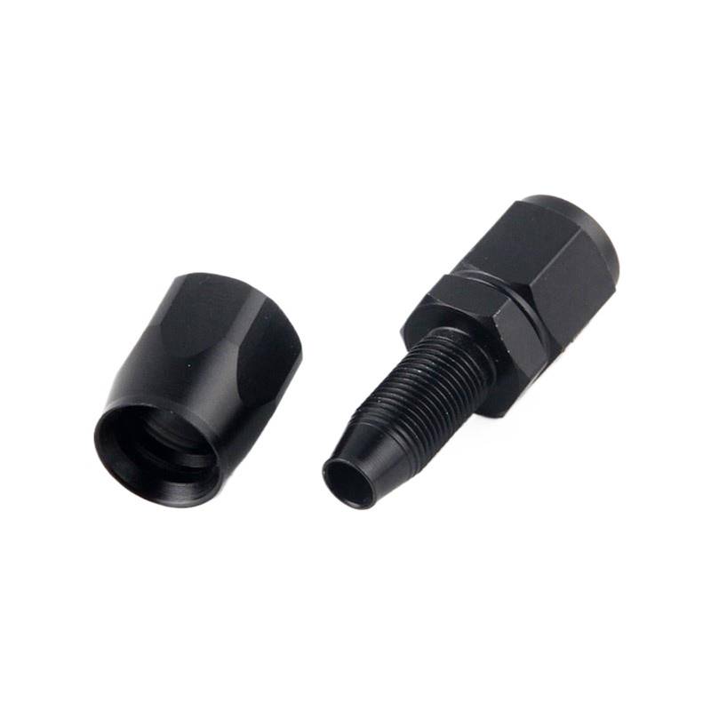 Lufteinlass Ansaugschlauch Gerade 90 Grad Aluminium AN4 6 8 10 Geschmiedet Typ Schwenk Schlauch End Fitting Adapter Ölkühler Kraftstoff Linie Auto Ansaugrohr(Straight AN6) von Rdtnvc