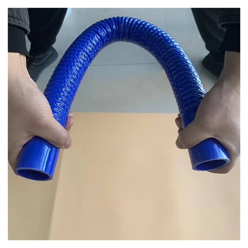 Lufteinlass Ansaugschlauch ID 70-100mm Universal Silikon Flexible Schlauch Wasser Kühler Rohr Für Lufteinlass Hochdruck Gummi Joiner Rohr Schwarz Rot Blau Auto Ansaugrohr(Blue,700MM_ID 80MM) von Rdtnvc