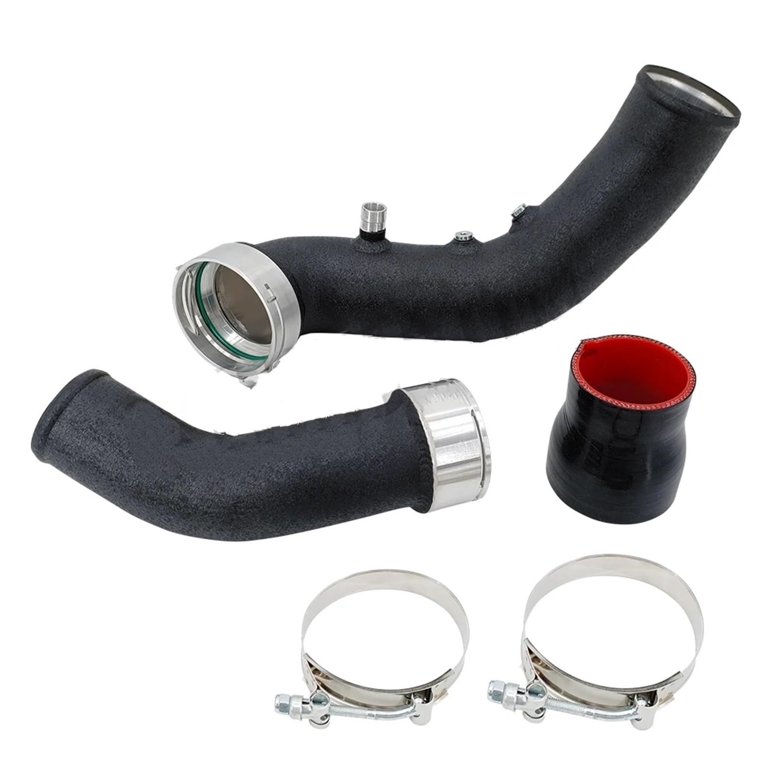 Lufteinlass Ansaugschlauch Intake Ladung Rohr Ladeluftkühler Turbo Kit 13717604033 Für N55 F25 X3 F26 X4 F3X F2X Auto Ansaugrohr(N55 F26 X3-Black) von Rdtnvc