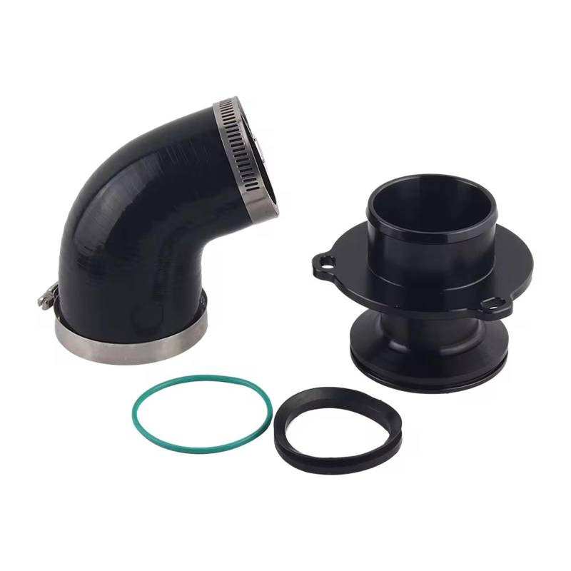 Lufteinlass Ansaugschlauch K03 Turbo Outlet Schalldämpfer Löschen Rohr Für Golf Für 1,8 2,0 Benzin Turbo EA113 Für Mit K03 Turbo Auto Ansaugrohr(FMMD3BK) von Rdtnvc