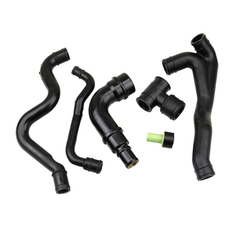 Lufteinlass Ansaugschlauch Kurbelgehäuse Entlüftung Schlauch Rohr Ventil Set 058133784AF Für A4 A3 A6 TT C5 1994 1995-1998 1999 2000 2001 2002 2003 2004 2005 2006 2007 2008 Auto Ansaugrohr(Dark Grey) von Rdtnvc