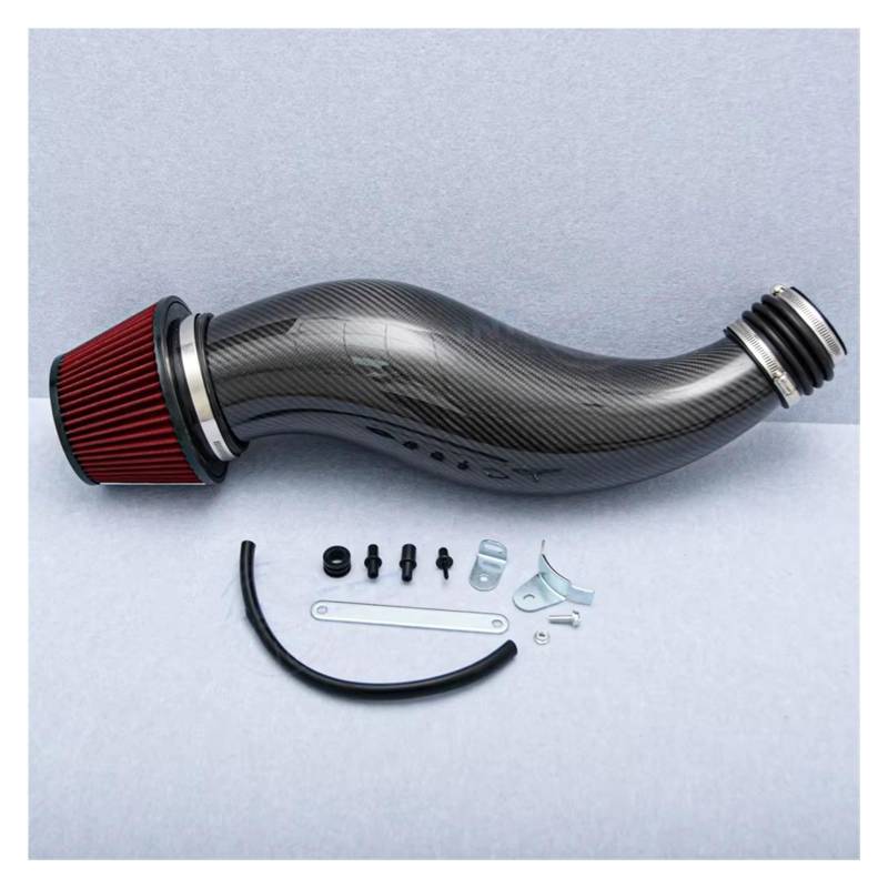 Lufteinlass Ansaugschlauch Racing Sport Real Carbon Fiber Air Intake Rohr Mit Luftfilter Für Civic EG EK 1992 1993 1994 1995 1996 1997 1998 1999 2000 Auto Ansaugrohr von Rdtnvc