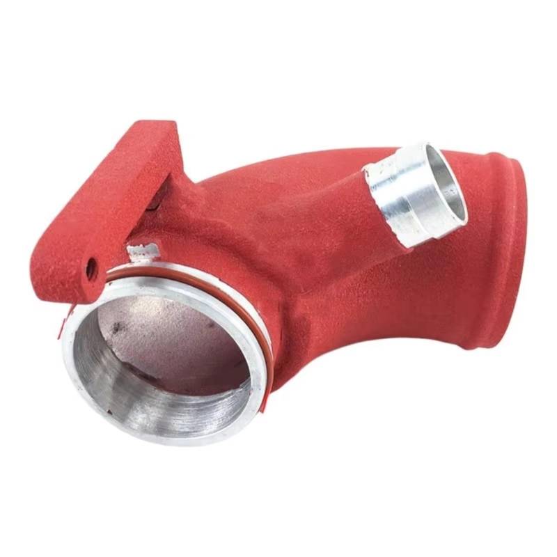 Lufteinlass Ansaugschlauch Turbo Einlass Auslass Upgrade Rohre Rohre Turbo Schalldämpfer Löschen Für Golf 7 Für A3 8V S3 S1 TT Leon EA888 Gen3 1,8 T 2,0 T Auto Ansaugrohr(58.5mm red) von Rdtnvc