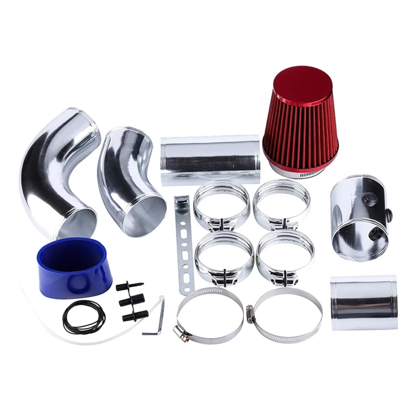 Lufteinlass Ansaugschlauch Universeller 3-Zoll-76-mm-Luftansaugrohrsatz Ansaugrohr Aus Aluminiumlegierung Kaltluftfilter-Einspritzsystem Mit Luftfiltermodifikation Auto Ansaugrohr(A-with air Filter) von Rdtnvc