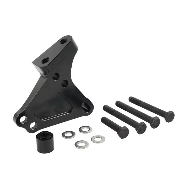 Motorlager Für K20A K24A K20Z K24 Motor Block Halterung K-Serie Billet Aluminium Leistung Getriebelager(Schwarz) von Rdtnvc