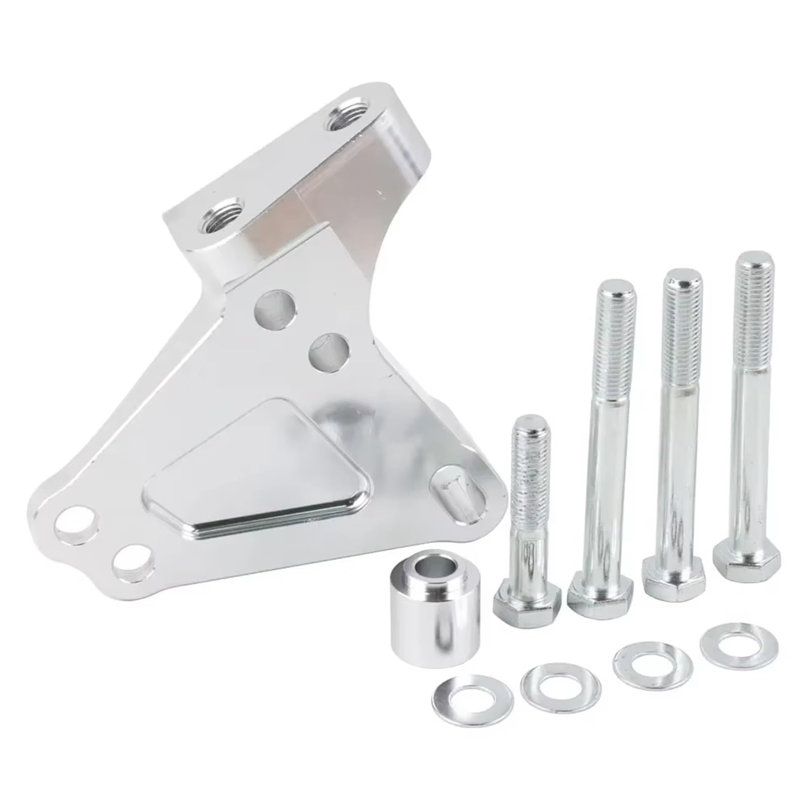 Motorlager Für K20A K24A K20Z K24 Motor Block Halterung K-Serie Billet Aluminium Leistung Getriebelager(Silber) von Rdtnvc