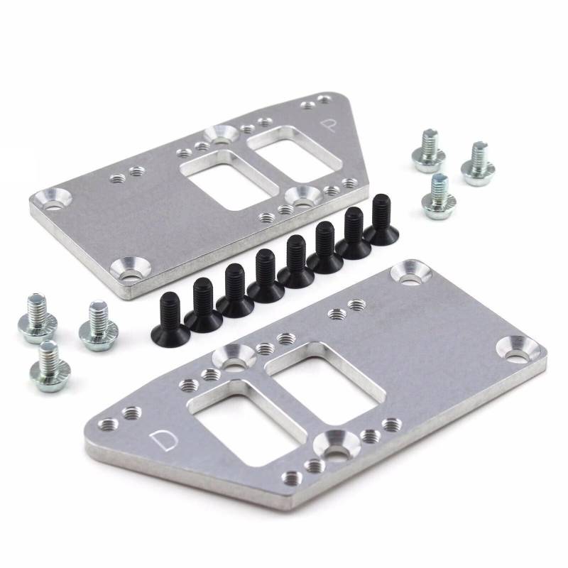 Motorlager Small Block LS-Umbau Einstellbar LS1 LS3 LS2 LQ4 SBC-Fahrzeug Zur LS-Motorhalterung Adapterplatte Universelle Wechselhalterung Getriebelager(Schwarz) von Rdtnvc