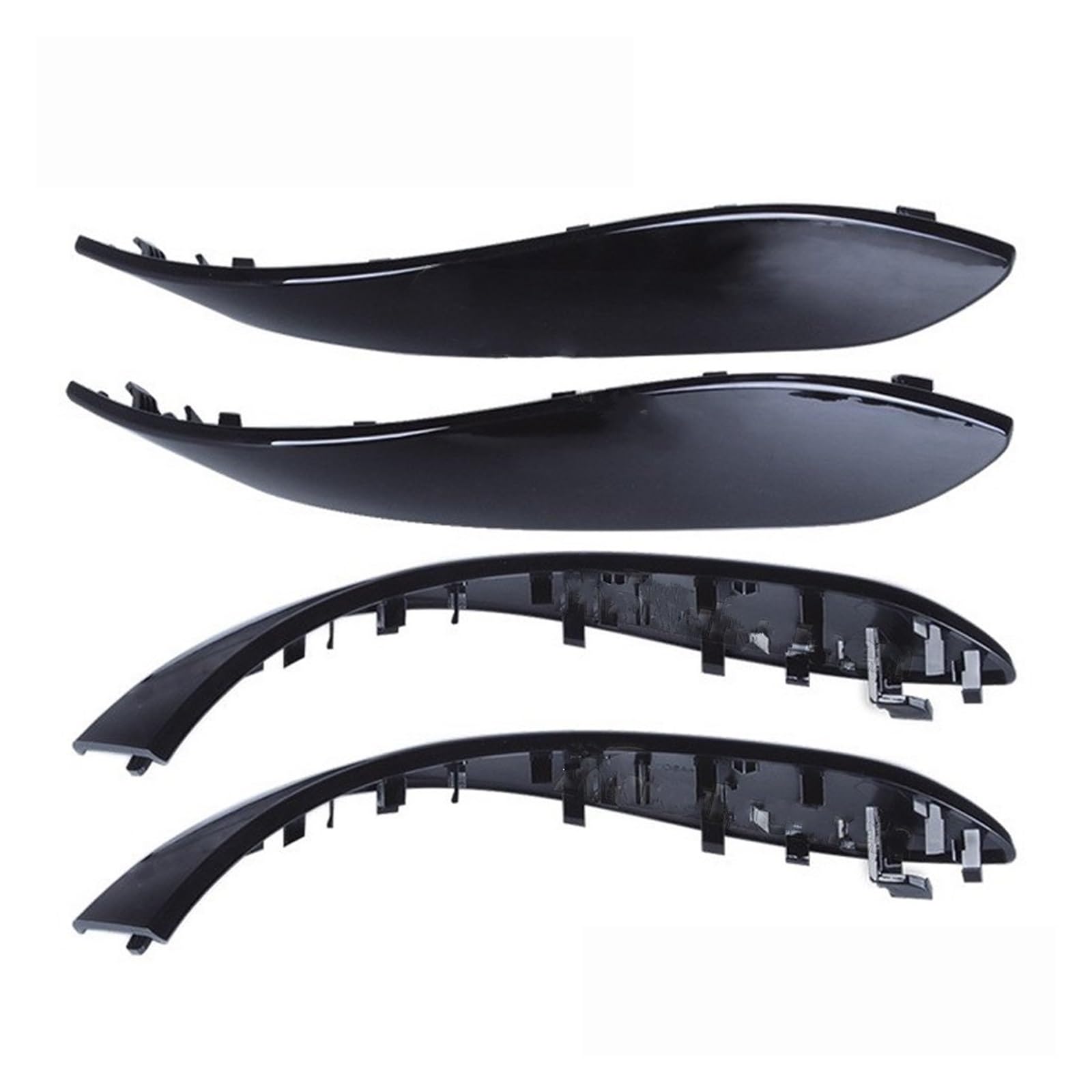 Türgriff Innen Für 3 4 Serie F30 F31 F32 F33 F34 F35 F36 F80 F82 F83 Innen Tür Pull Griff Äußere Abdeckung Ersatz Trim Innentürgriff(Black-4Pcs) von Rdtnvc