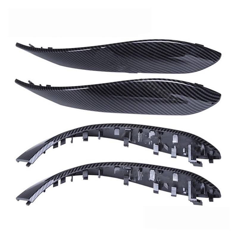 Türgriff Innen Für 3 4 Serie F30 F31 F32 F33 F34 F35 F36 F80 F82 F83 Innen Tür Pull Griff Äußere Abdeckung Ersatz Trim Innentürgriff(Carbon Fiber-4Pcs) von Rdtnvc