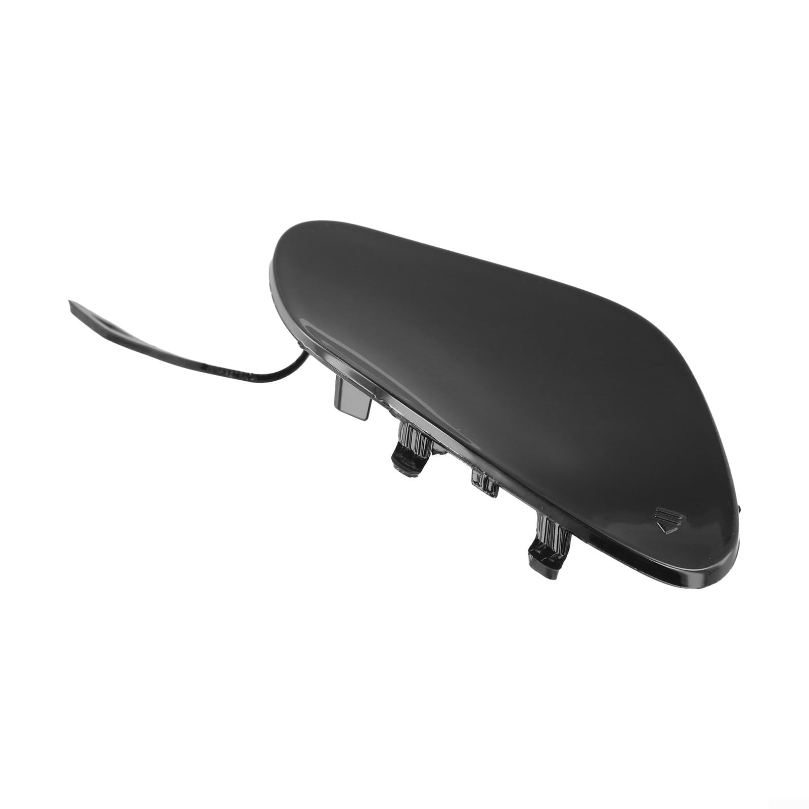 Abschlepphakenabdeckung für vordere Stoßstange, vordere Stoßstange, Abschlepphakenlochabdeckung für Mercedes W205 C-Klasse für Sport C180 C200 (schwarz) von ReachMall