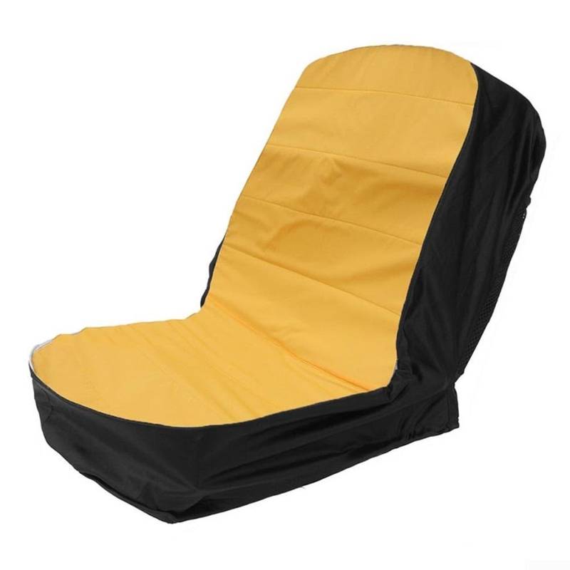ReachMall Sitzbezug für Traktor aus Baumwoll-Polyester-Mischgewebe, schützt vor Regen und anderen Wetterbedingungen (gelb) von ReachMall