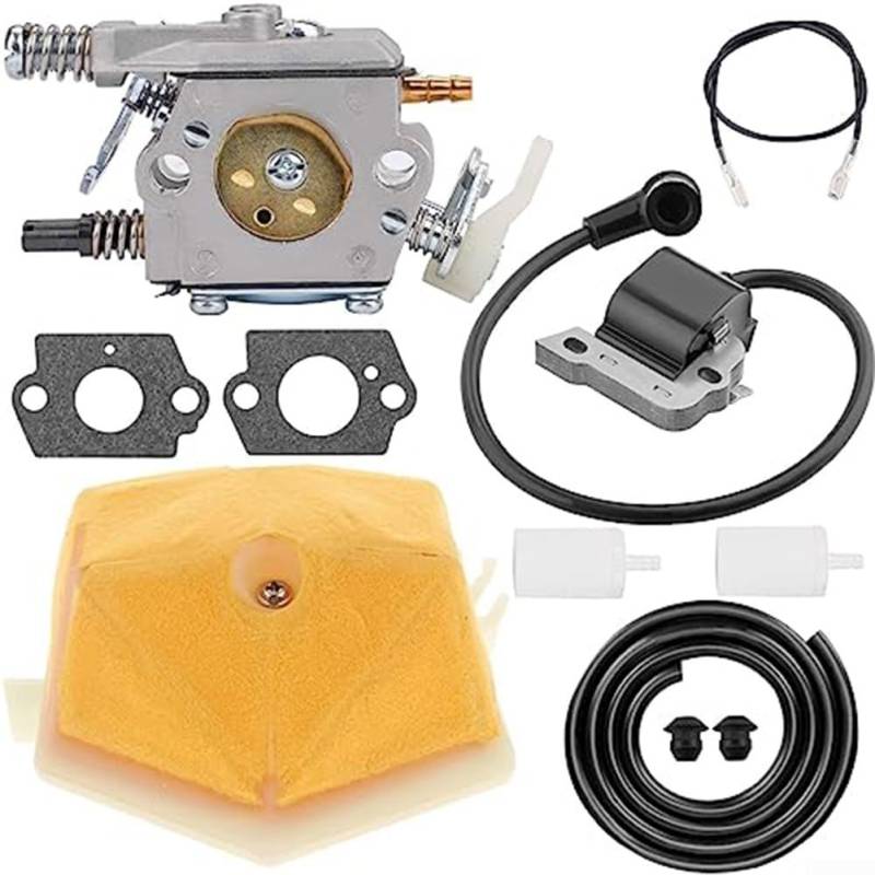Upgrade Your Chainsaw Complete Carburetor & Ignition Coil Replacement Kit Compatible with Models For Rancher-Serie to Improve Efficiency von ReachMall