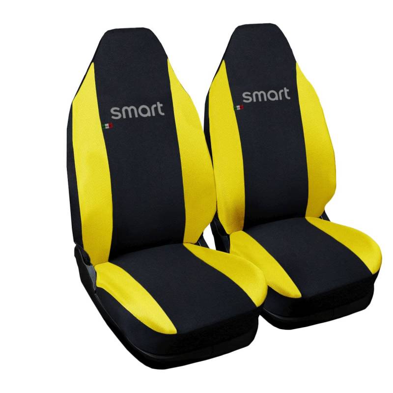 Rebeca Shop Autositzbezüge, kompatibel mit Smart, hergestellt in Italien, Sitzbezüge, Vordersitzbezüge, Paar von Rebeca Shop