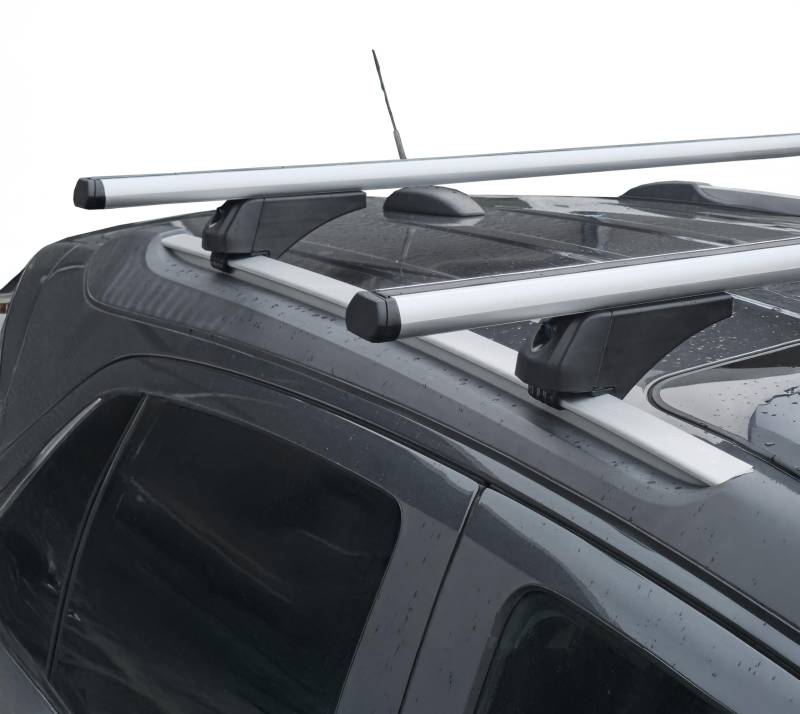 Rebeca Shop Universal-Dachträger für alle Arten von Autos, wählen Sie das passende Modell aus dem Menü (LS44-45 für am Dach befestigte Rails, 125 cm für Dachreling LS44) von Rebeca Shop