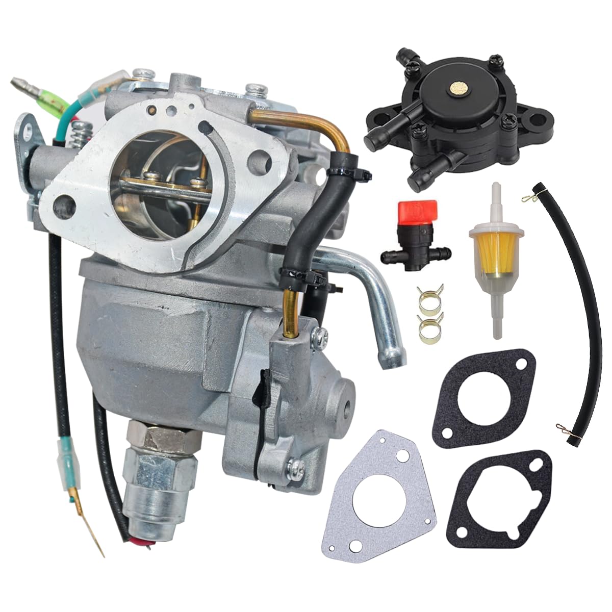 Rebuiman 24853102-S 24-853-102-S 2-Takt-Vergaser mit Kraftstoffpumpe für Kohler CV730 CV740 CV740S Motorvergaser Rebuiman 24853102-S 24-853-102-S 2-Takt-Vergaser mit Kraftstoffpumpe für Kohler CV730 CV740 CV740S Motorvergaser von Rebuiman