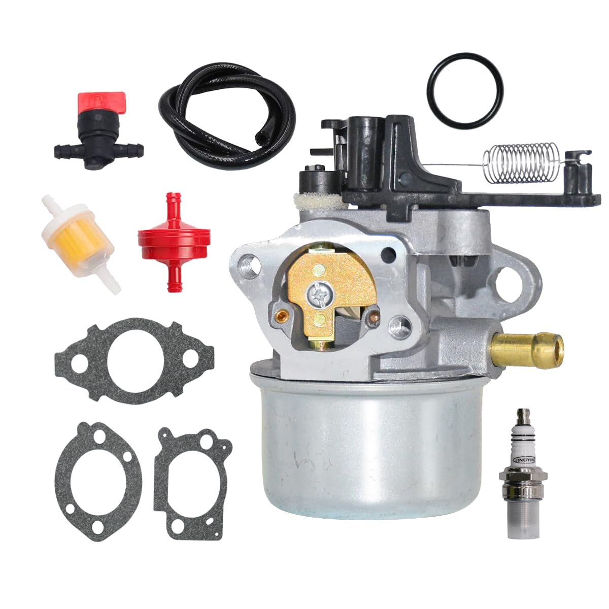 Rebuiman 593599 Rasenmäher Vergaser passend für Briggs Stratton 121R02 121S02 121R02 121S02 121S07 Motoren, ersetzt #595390 796595 796396 796657 Rebuiman 593599 Rasenmäher Vergaser passend für Briggs Stratton 121R02 121S02 121R02 121S02 121S07 Motoren, ersetzt #595390 796595 796396 796657 von Rebuiman