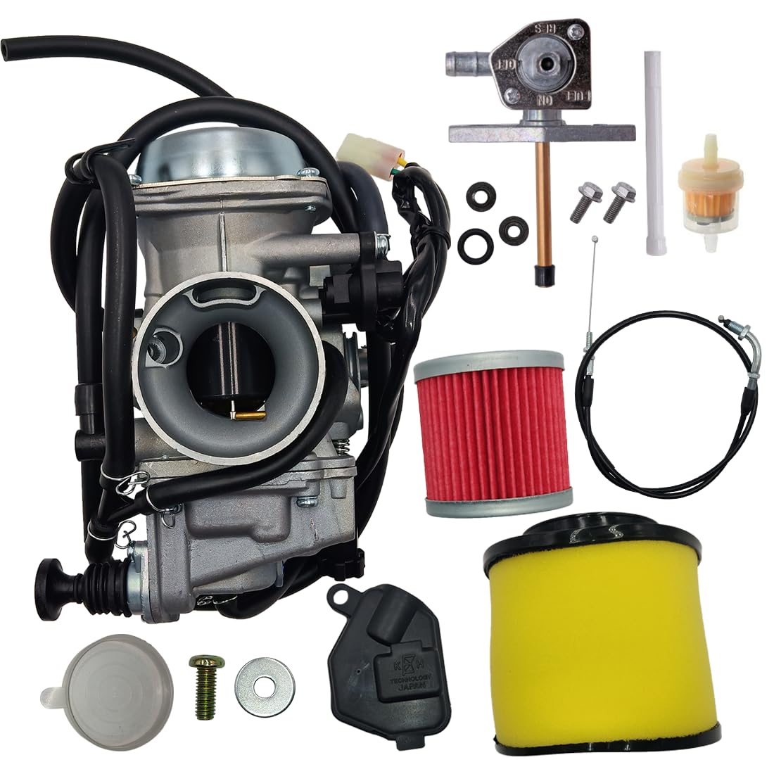 Rebuiman Vergaser passend für Honda TRX350, Rancher 350, ersetzt OEM-Teilenummer 16100-HN5-M41 Rebuiman Vergaser passend für Honda TRX350, Rancher 350, ersetzt OEM-Teilenummer 16100-HN5-M41 von Rebuiman