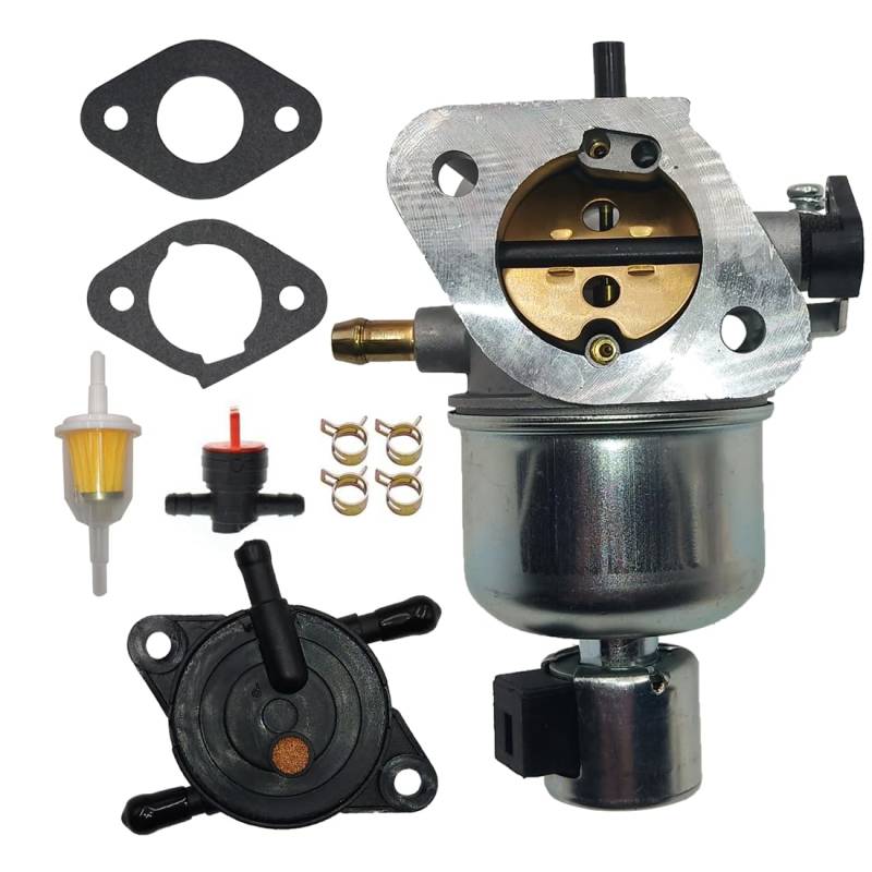 Rebuiman Vergaser passend für Kawasaki FH580V 19PS 4-Takt-Motoren, ersetzt #15003-7081 mit Kraftstoffpumpe von Rebuiman
