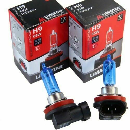 2x H9 65W Xenon Look Super White Birnen Lampen Blaues Glas E-Prüfzeichen von Recambo e.K.