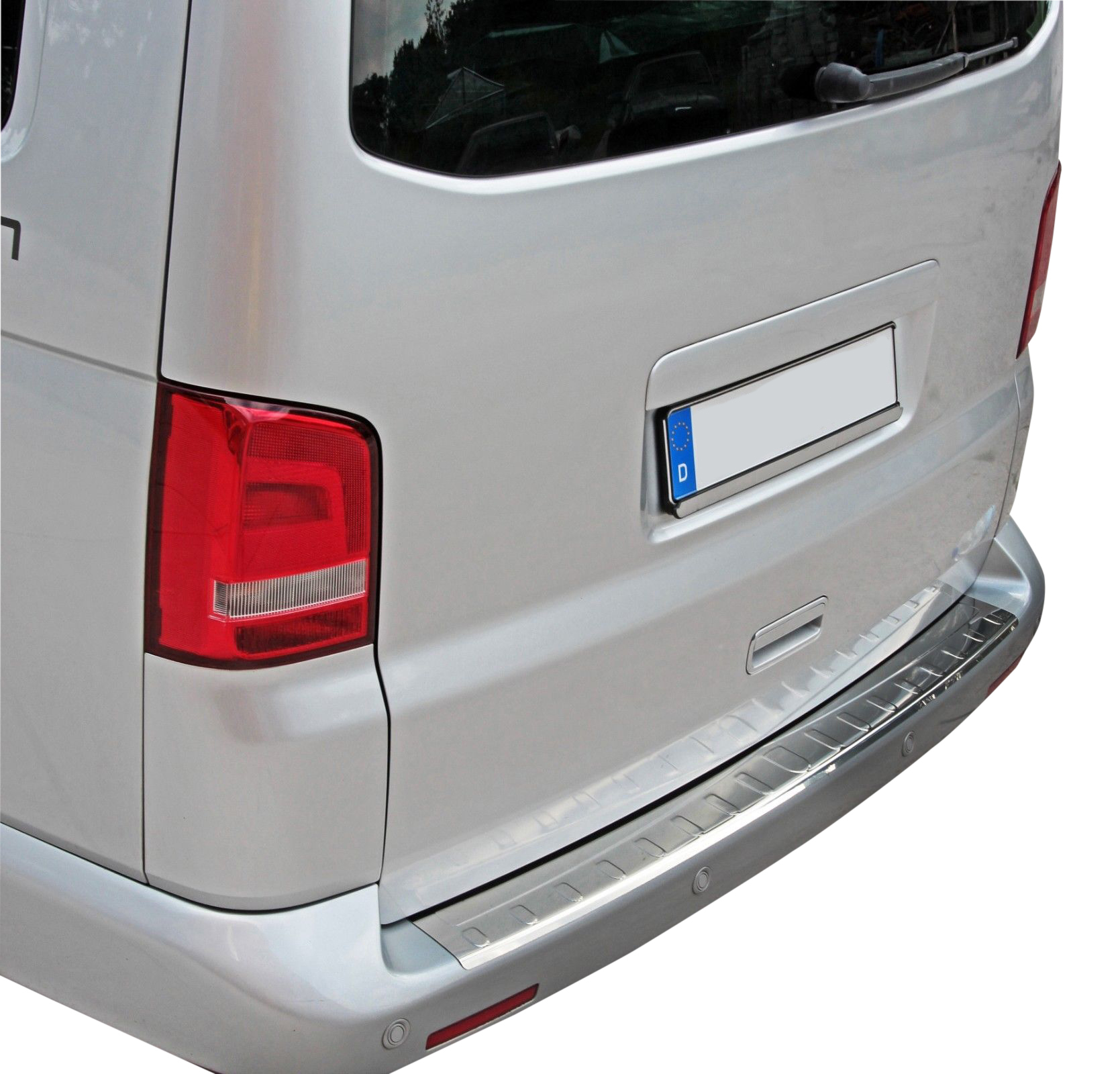 Edelstahl LADEKANTENSCHUTZ Chrom Leiste V2A für VW T5 ab 2003- / T6 ab 2015- Edelstahl LADEKANTENSCHUTZ Chrom Leiste V2A für VW T5 ab 2003- / T6 ab 2015- von Recambo e.K.