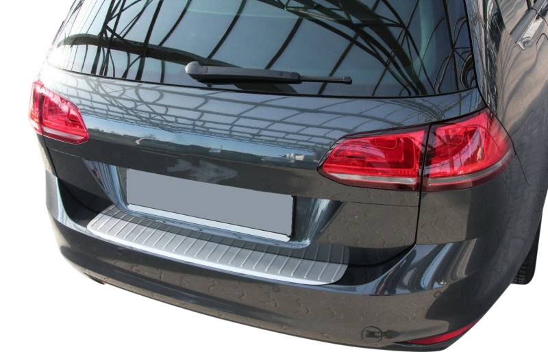 LADEKANTENSCHUTZ Edelstahl MATT Leiste Schutz für VW Golf VII 7 Variant 2013- von Recambo e.K.