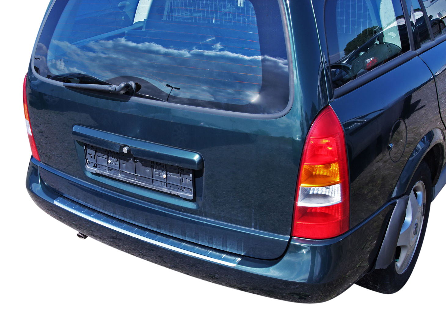 LADEKANTENSCHUTZ Edelstahl V2A Leiste Schutz für Opel Astra G Caravan 1998-2004 LADEKANTENSCHUTZ Edelstahl V2A Leiste Schutz für Opel Astra G Caravan 1998-2004 von Recambo e.K.