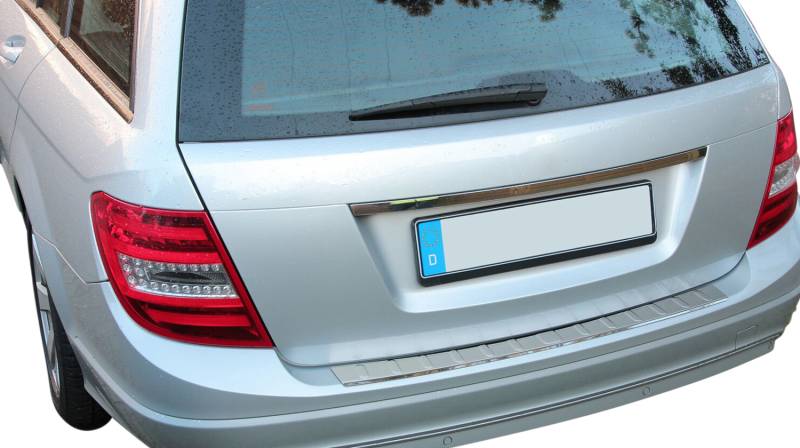 LADEKANTENSCHUTZ Edelstahl V2A für Mercedes C-Klasse T-Modell S204 ab 2007-2015 von Recambo e.K.