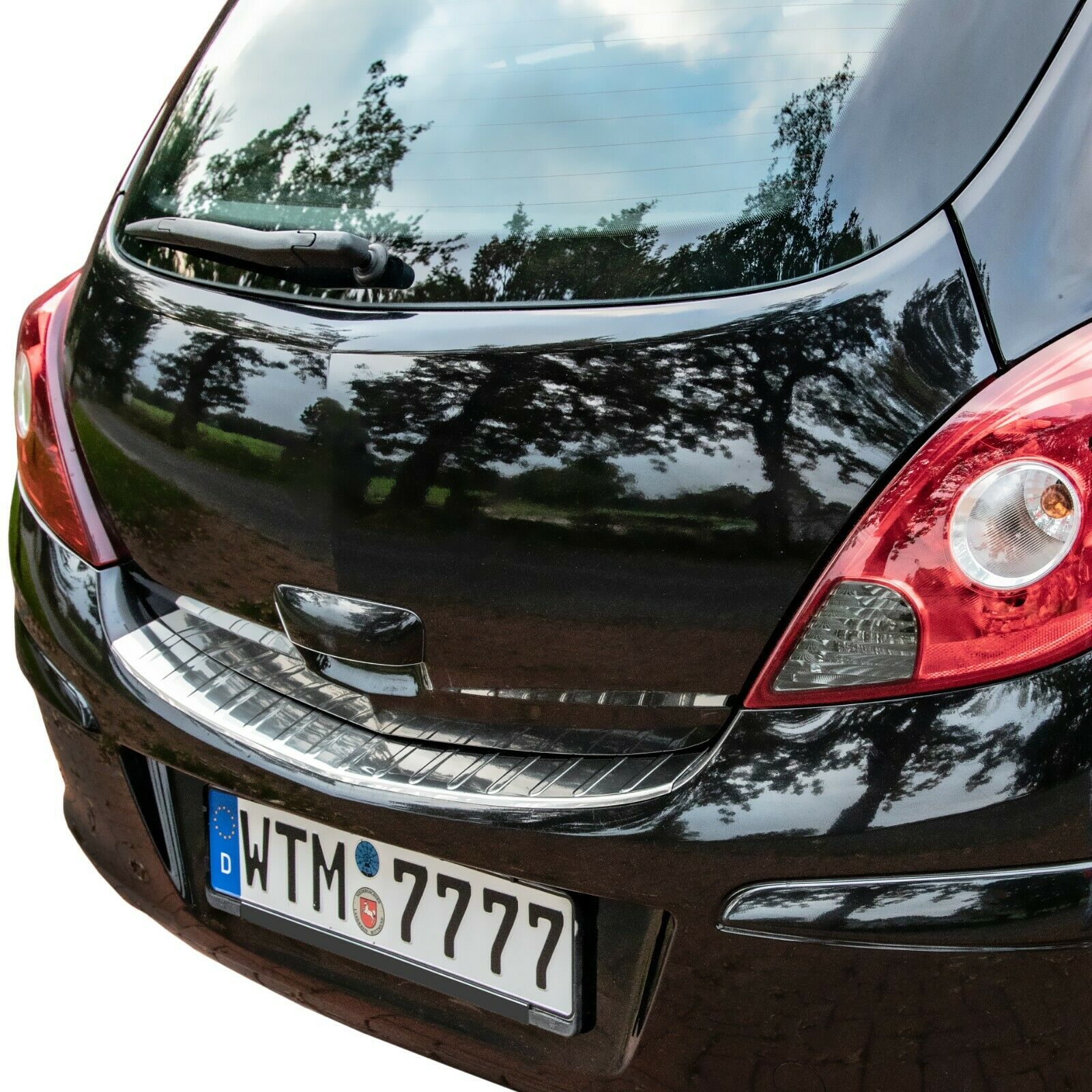 MIT ABKANTUNG LADEKANTENSCHUTZ Edelstahl für Opel Corsa D ab 2006-2014 MIT ABKANTUNG LADEKANTENSCHUTZ Edelstahl für Opel Corsa D ab 2006-2014 von Recambo e.K.