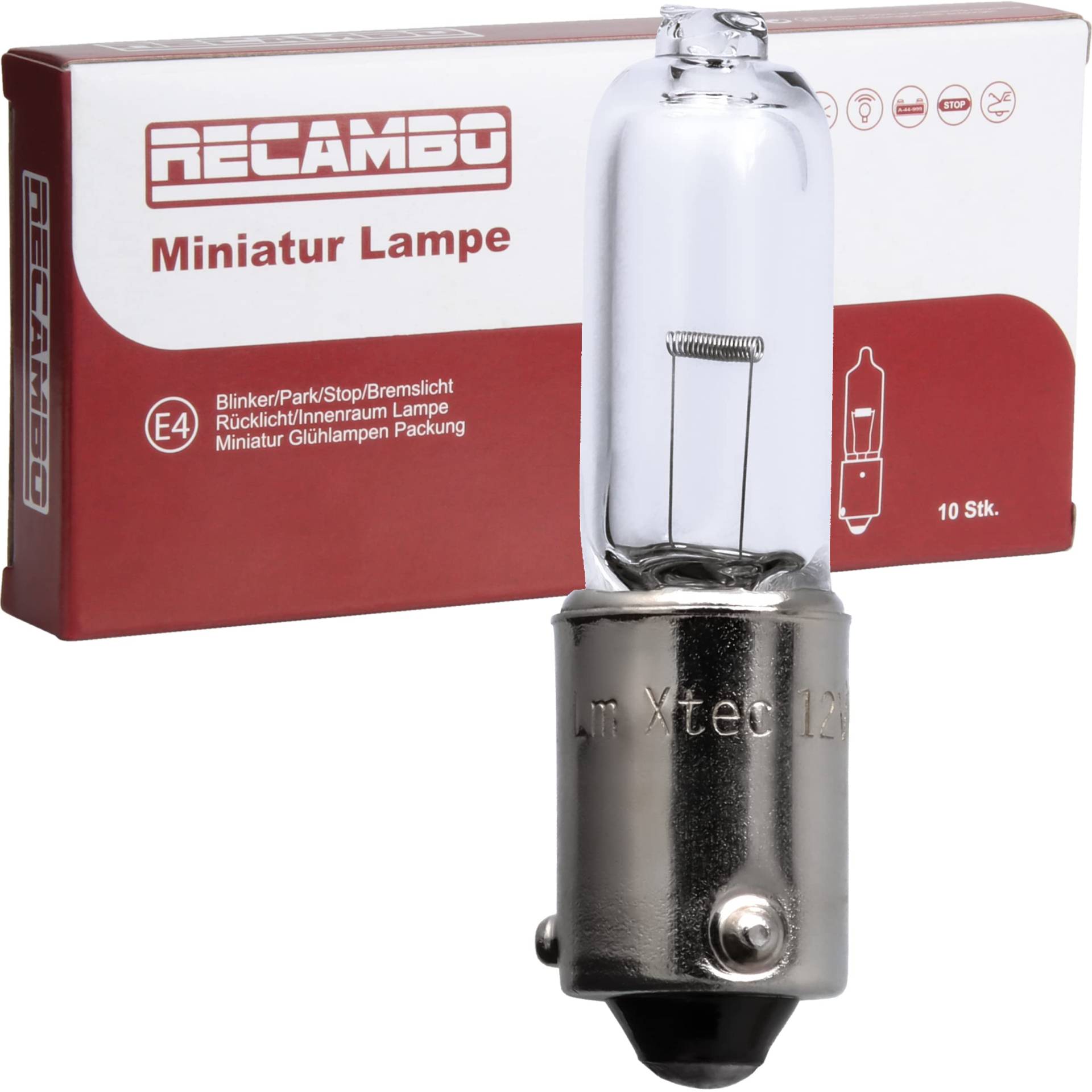 1x Glühbirne Scheinwerferlampe Birne 21W 12V Abblendlicht Fernlicht Glühlampen | E - Prüfzeichen | Sockel BAY9S - Warm Weiß 1x Glühbirne Scheinwerferlampe Birne 21W 12V Abblendlicht Fernlicht Glühlampen | E - Prüfzeichen | Sockel BAY9S - Warm Weiß von Recambo