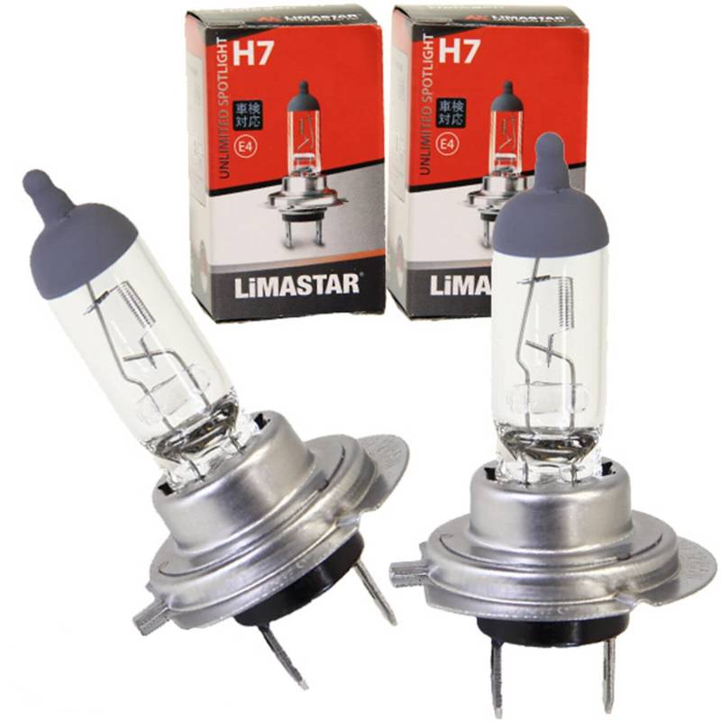 2X Halogen H7 Scheinwerferlampe Birne 70W 24V Abblendlicht Fernlicht Glühlampen | E - Prüfzeichen | Sockel PX26d - Warm Weiß von Recambo
