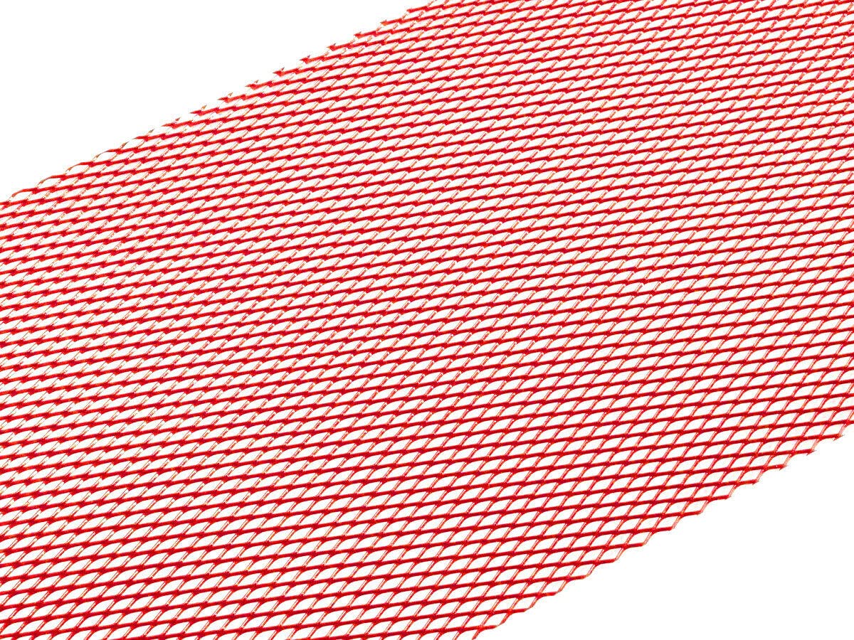 Alu Renngitter Racinggitter Tuning Gitter 33 x 100 cm Rot/Pink Aluminium neu von Recambo