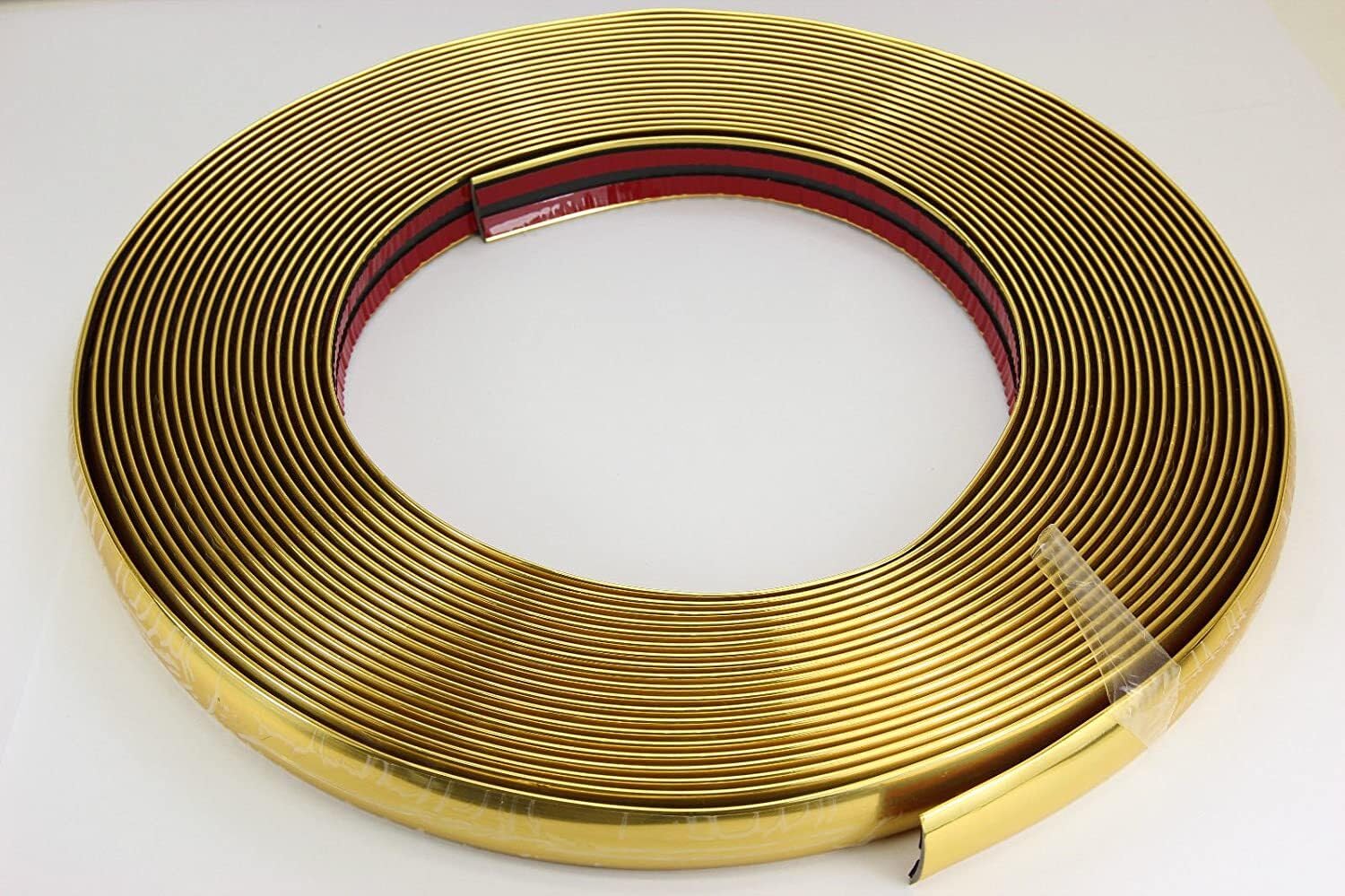 Gold Chrom Zierleiste 20mm x 15m selbstklebend universal Auto Goldleiste Kontur von Recambo
