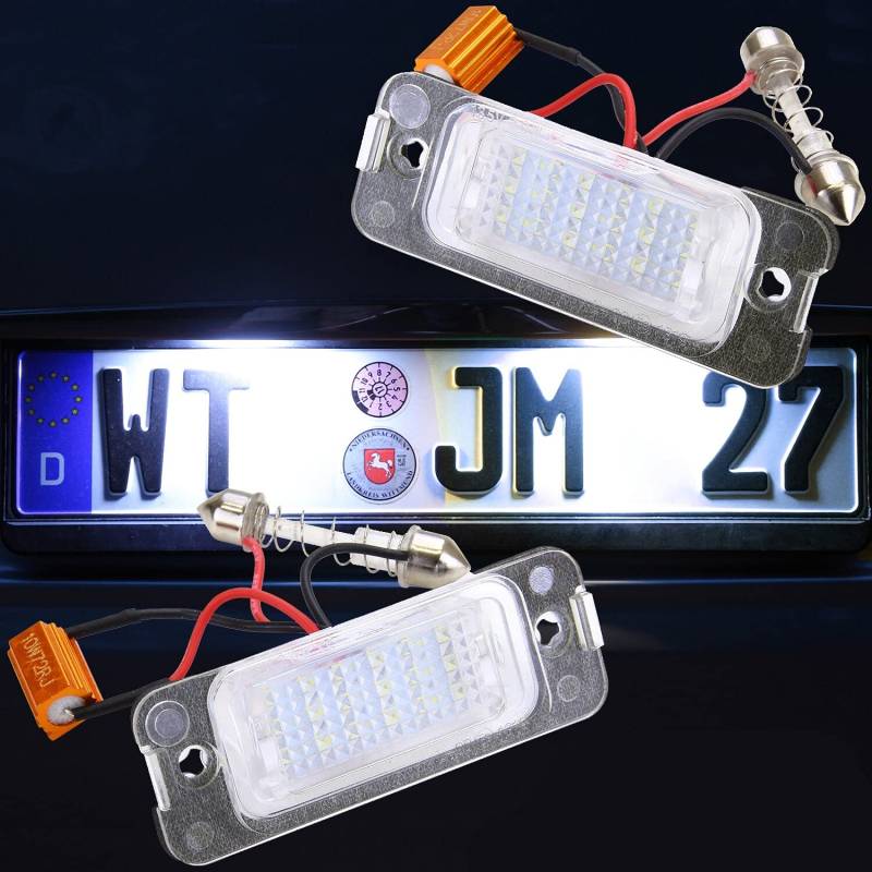Recambo LED Kennzeichenbeleuchtung kompatibel für Mercedes R-Klasse | Typ W251 | BJ 2005-2011 von Recambo